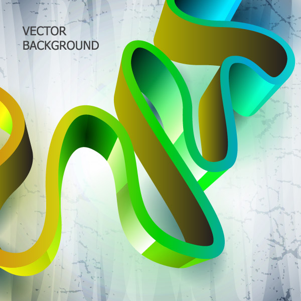 free vector Dynamic threedimensional background of vector graphic